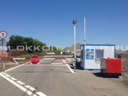 Контрольно-пропускной пункт (КПП) для строй объекта Аэропорт Южный в Беслане