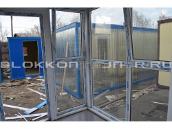 Блок-контейнер 4м, проходная, г.Ставрополь в Беслане