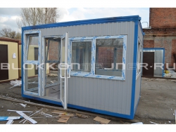 Блок-контейнер 4м, проходная, г.Ставрополь в Беслане