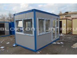 Блок-контейнер 4м, проходная, г.Ставрополь в Беслане