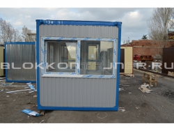 Блок-контейнер 4м, проходная, г.Ставрополь в Беслане