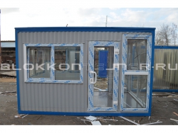 Блок-контейнер 4м, проходная, г.Ставрополь в Беслане